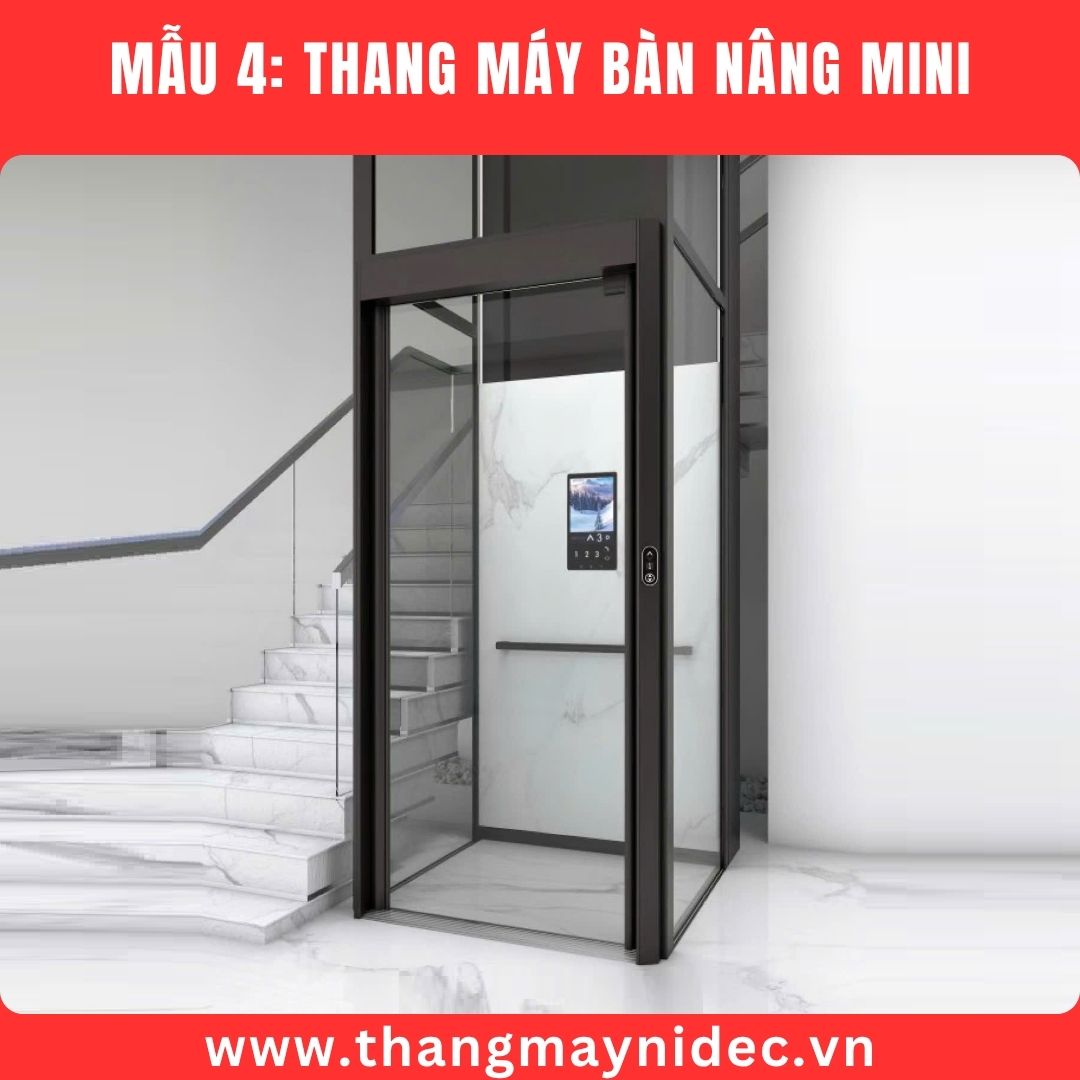 Thang máy mini bàn nâng siêu nhỏ